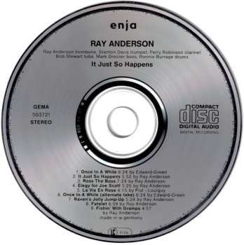 CD Ray Anderson: It Just So Happens