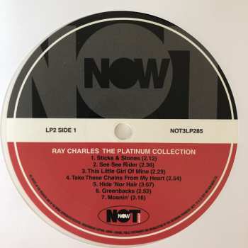 3LP Ray Charles: The Platinum Collection CLR