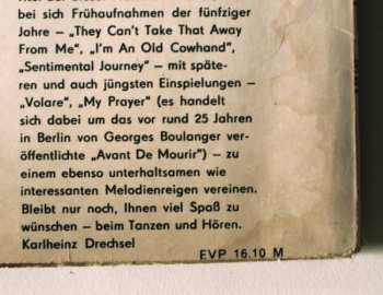 LP Ray Conniff: Und Nun : Ray Conniff
