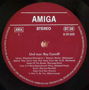 LP Ray Conniff: Und Nun: Ray Conniff