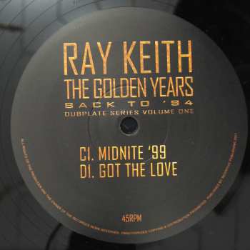 5LP/Set di cofanetti Ray Keith: The Golden Years: Back To '94 