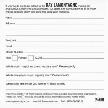 CD Ray Lamontagne: Trouble