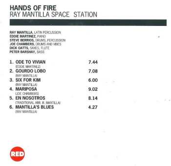 CD Ray Mantilla Space Station: Hands Of Fire
