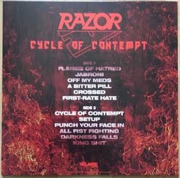 LP Razor: Cycle Of Contempt LTD | CLR
