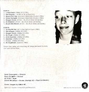 LP Reagan Youth: The Poss Tapes 1981 - 1984 LTD