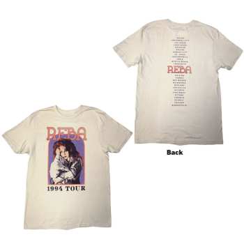 Merce Reba McEntire: Reba Mcentire Unisex T-shirt: 1994 Tour (natural) (back Print) (small) S