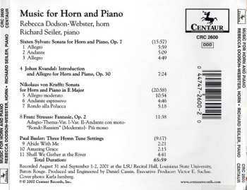 CD Rebecca Dodson-Webster: Music For Horn And Piano