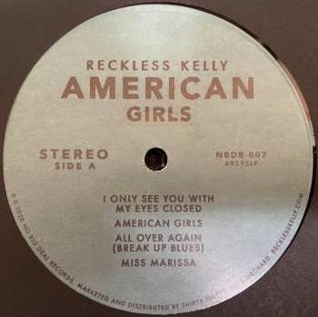 2LP Reckless Kelly: American Jackpot / American Girls