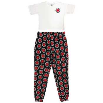 Merce Red Hot Chili Peppers: Red Hot Chili Peppers Ladies Pyjamas: Classic Asterisk (x-small) XS