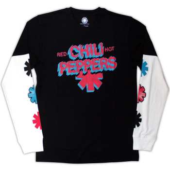 Merch Red Hot Chili Peppers: Layered Long Sleeve Maglietta Shock Logo Red Hot Chili Peppers