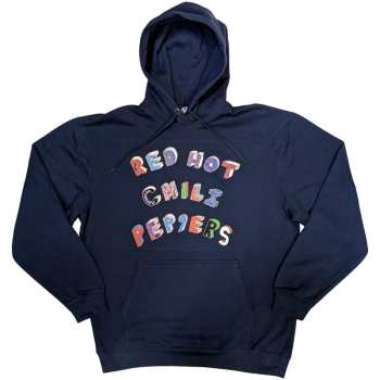 Merce Red Hot Chili Peppers: Red Hot Chili Peppers Unisex Pullover Hoodie: Colourful Letters (medium) M