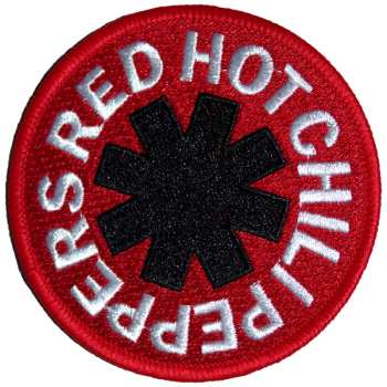 Merce Red Hot Chili Peppers: Red Hot Chili Peppers Standard Patch: Asterisk Red (red)