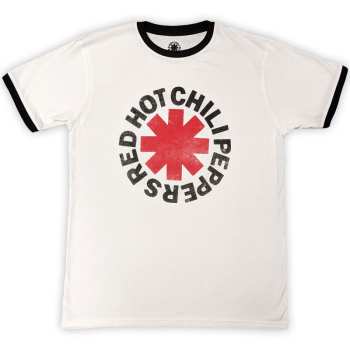 Merch Red Hot Chili Peppers: Ringer Maglietta Logo Red Hot Chili Peppers Ringer