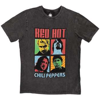 Merch Red Hot Chili Peppers: Stone Wash Maglietta Portrait Photos
