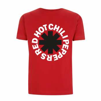 Merch Red Hot Chili Peppers: Maglietta Classic B&w Asterisk (red)