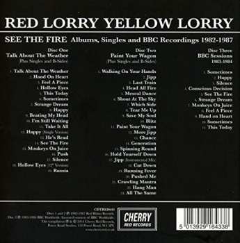 3CD Red Lorry Yellow Lorry: See The Fire (Albums, Singles And BBC Recordings 1982-1987)
