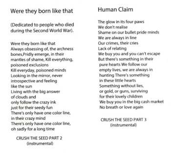 CD Red Sand: Crush The Seed DIGI