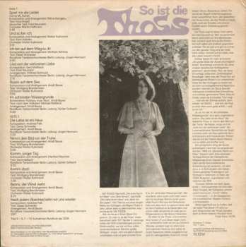LP Regina Thoss: So Ist Die Thoss