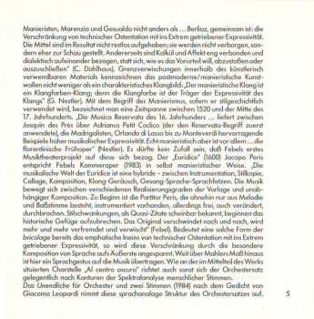 CD Reinhard Febel: Variationen Für Orchester / Das Unendliche / 1. Streichquartett