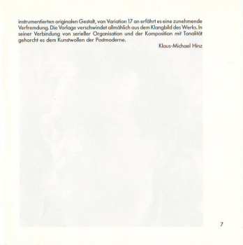 CD Reinhard Febel: Variationen Für Orchester / Das Unendliche / 1. Streichquartett