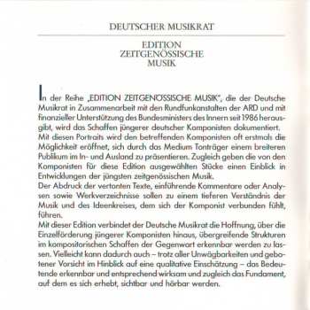 CD Reinhard Febel: Variationen Für Orchester / Das Unendliche / 1. Streichquartett