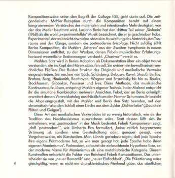 CD Reinhard Febel: Variationen Für Orchester / Das Unendliche / 1. Streichquartett