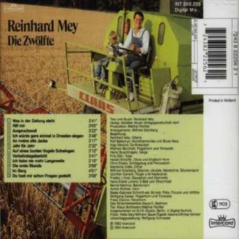 CD Reinhard Mey: Die Zwölfte
