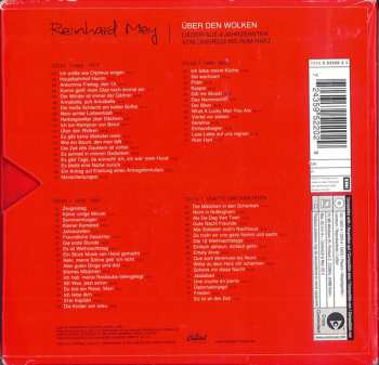 4CD/Set di cofanetti Reinhard Mey: Über Den Wolken (Lieder Aus 4 Jahrzehnten. Von Orpheus Bis Rüm Hart)