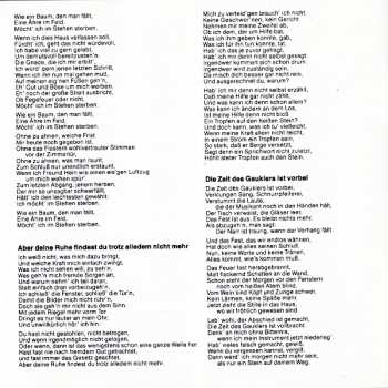 CD Reinhard Mey: Wie Vor Jahr Und Tag