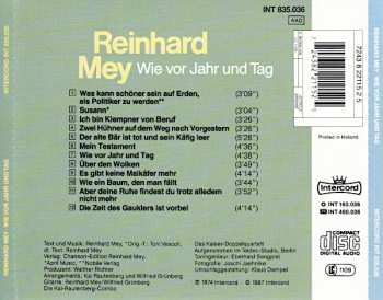 CD Reinhard Mey: Wie Vor Jahr Und Tag
