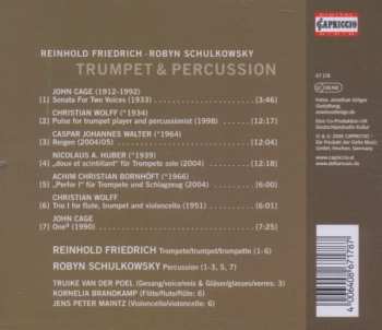 CD Reinhold Friedrich: Trumpet & Percussion: John Cage / Christian Wolff / C.J. Walter