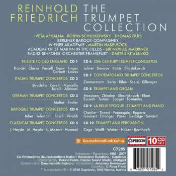 10CD/Set di cofanetti Reinhold Friedrich: The Trumpet Collection