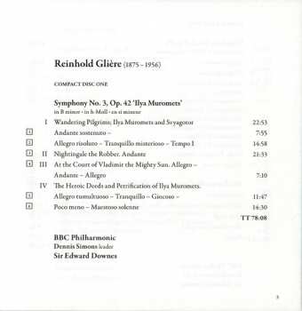 5CD/Set di cofanetti BBC Philharmonic: The Glière Orchestral Collection