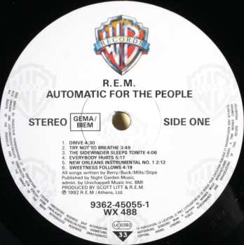 LP R.E.M.: Automatic For The People