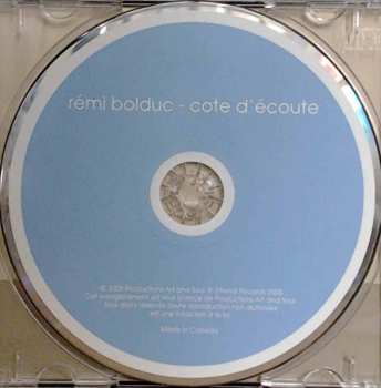 CD Rémi Bolduc: Cote D'Écoute