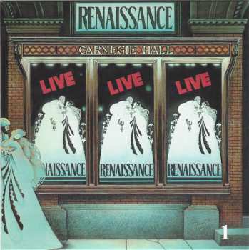 3CD/Set di cofanetti Renaissance: Live At Carnegie Hall