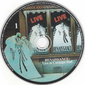 3CD/Set di cofanetti Renaissance: Live At Carnegie Hall