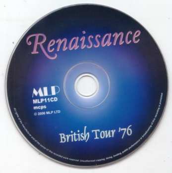 CD Renaissance: British Tour '76