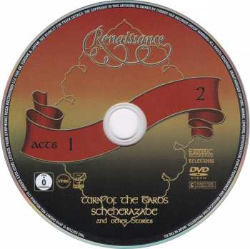 2CD/DVD Renaissance: Tour 2011 Live In Concert (Turn Of The Cards / Scheherazade And Other Stories) DIGI