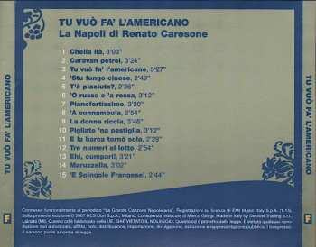 CD Renato Carosone: Tu Vuò Fa' L'Americano (La Napoli Di Renato Carosone)