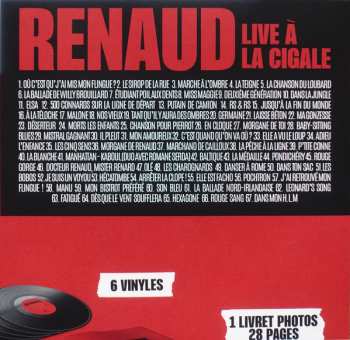 6LP/4CD/DVD/Set di cofanetti Renaud: Live À La Cigale