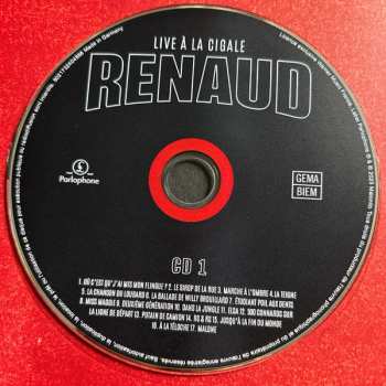 6LP/4CD/DVD/Set di cofanetti Renaud: Live À La Cigale