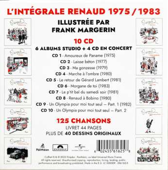 10CD/Set di cofanetti Renaud: Putain D'coffret (L'intégrale 1975/1982)