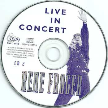 2CD Rene Froger: Live In Concert