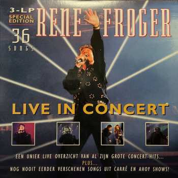 3LP Rene Froger: Live In Concert