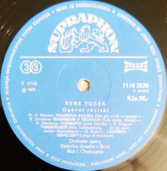 LP René Tuček: Operní Recitál