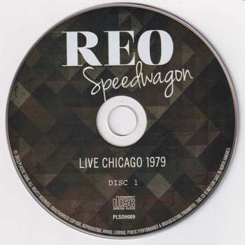 2CD REO Speedwagon: Live Chicago 1979