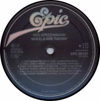 LP REO Speedwagon: Wheels Are Turnin'