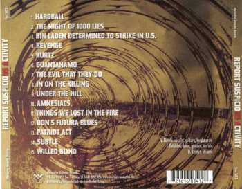 CD Report Suspicious Activity: Report Suspicious Activity