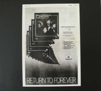 CD Return To Forever: Jazz Workshop Boston, MA, May 15, 1973
